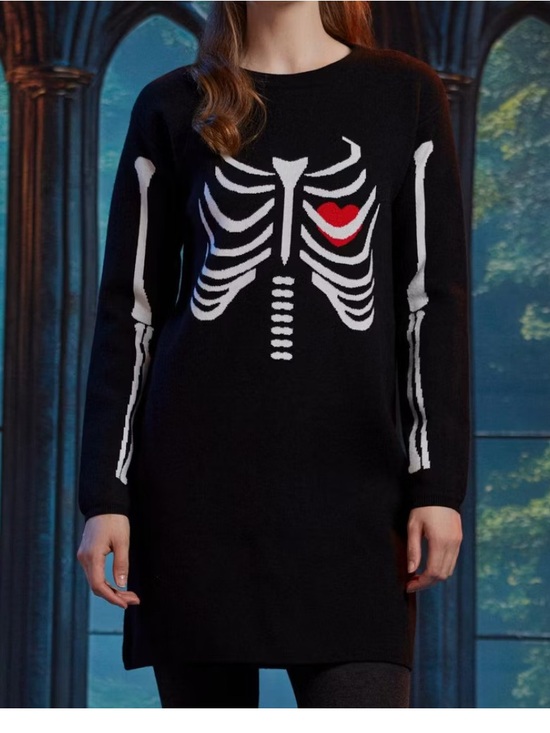Modcloth Sweaters - The Love Remains Sweater Dress Black XL
